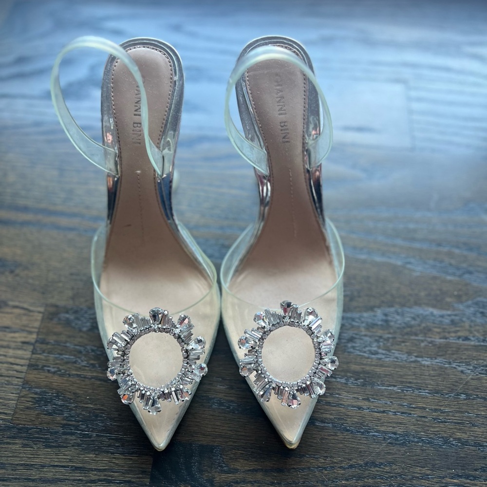 Gianni Bini Women’s Clear Heels